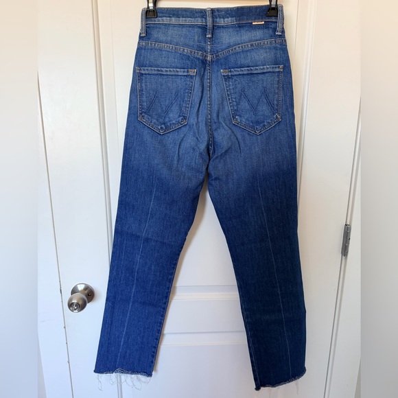MOTHER Dark Wash Straight Leg Denim - Picture 2 of 5